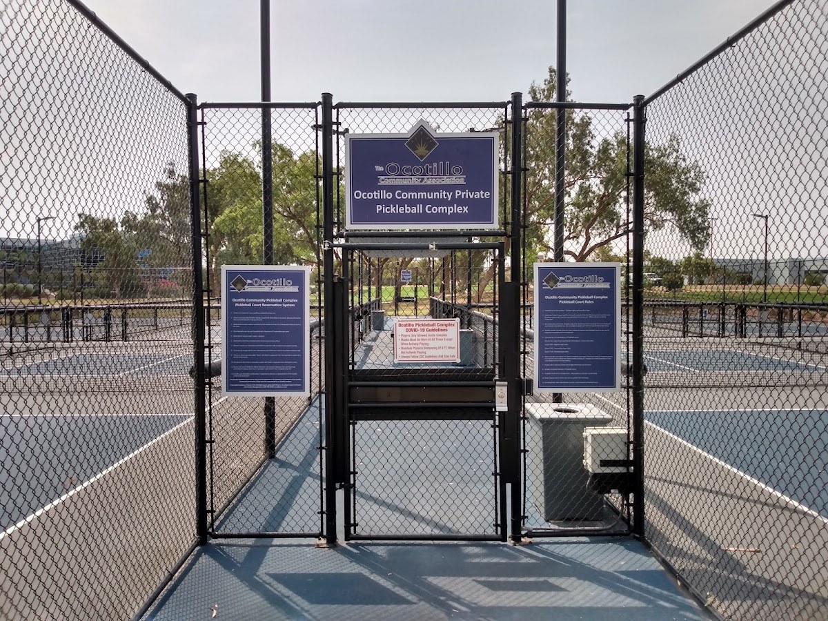 Ocotillo Hoa Pickleball Courts